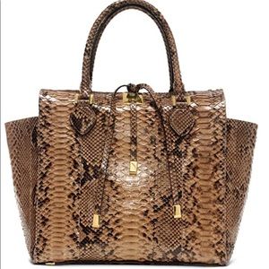 Michael Kors Collection Miranda Snake Skin Tote